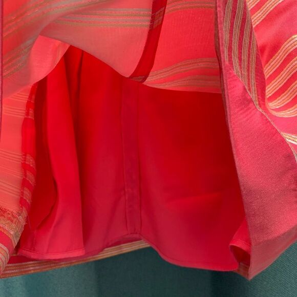 Lilly Pulitzer Strapless Mini Dress in Pink & Gold Size 00 - Picture 6 of 9